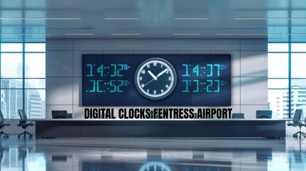 Digital Clocks at Fentress Airport